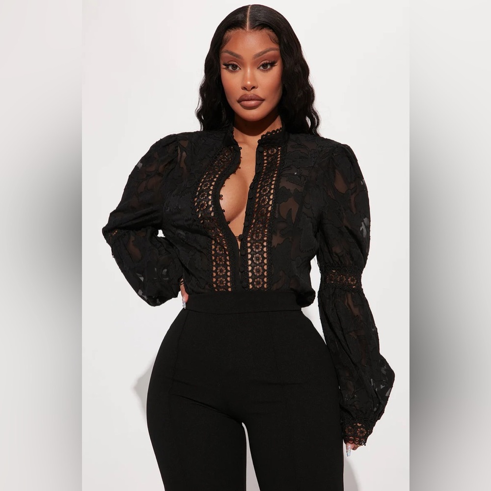 Staying Loyal Blouse - Black